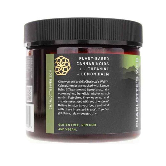Hemp Extract-Infused Gummies Calm Lemon Lime Flavor, CW